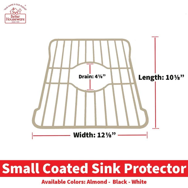 Better Houseware Small Sink Protector (Almond)