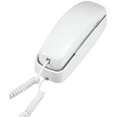 AT&T® Corded Trimline® Phone with Lighted Keypad (White)