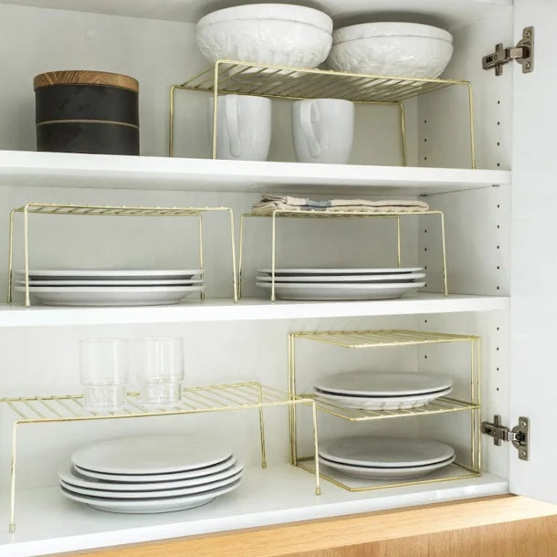 Better Houseware Storage Shelf (Small; Brass)