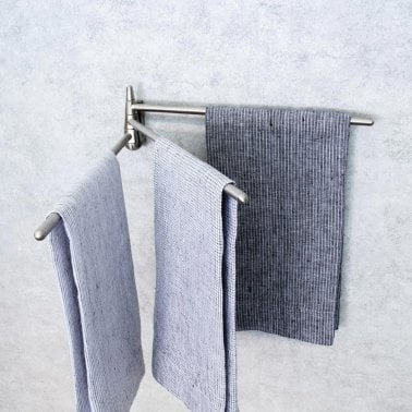 Better Houseware Stainless Steel 3-Arm Towel Bar