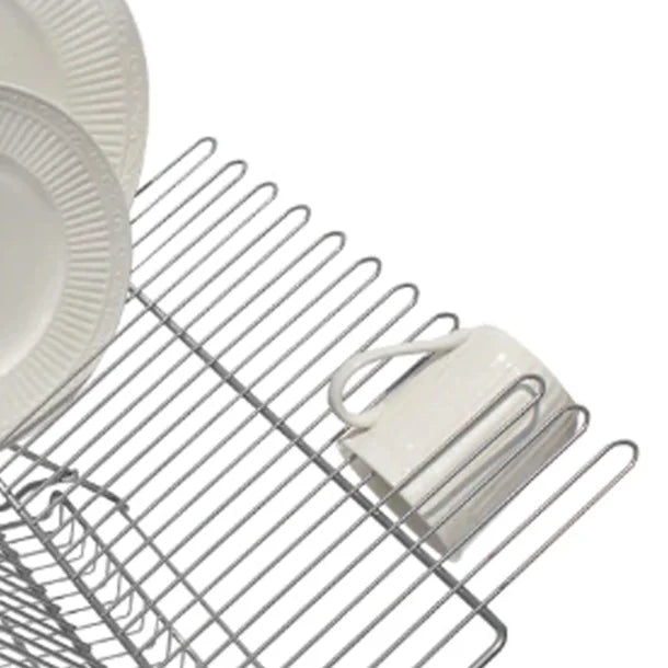 Better Houseware Extra-Large Metallic Folding Dish Rack