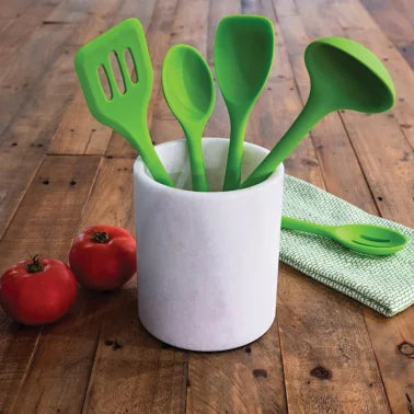 Better Houseware 5-Piece Silicone Cooking Utensils (Green)