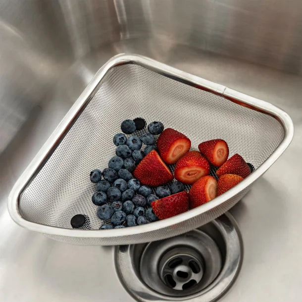 Better Houseware Stainless Steel Mesh Corner Sink Strainer