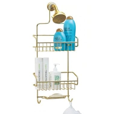 Better Houseware Rustproof Extra-Large Shower Caddy (Gold)