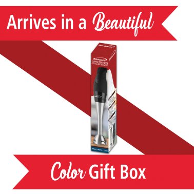 Brentwood® 2-Speed 200-Watt Corded Hand Blender (Black)