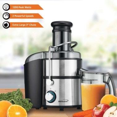 Brentwood® 800-Watt 2-Speed Electric Juice Extractor