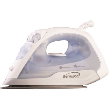 Brentwood® Nonstick Steam Iron (Silver)