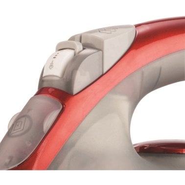 Brentwood® Nonstick Steam Iron (Red)