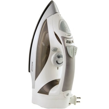 Brentwood® 1,200-Watt Nonstick Steam Iron with Retractable Cord (White)