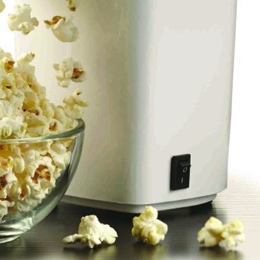 Brentwood® Just For Fun 8-Cup Hot Air Popcorn Maker (White)