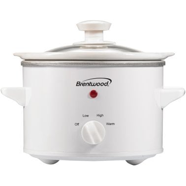 Brentwood® 1.5-Qt. 120-Watt Slow Cooker, White