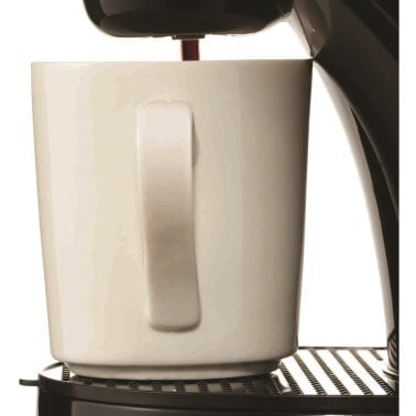 Brentwood® Single-Serve Drip Coffee Maker with Ceramic Mug (Black)