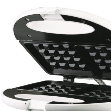 Brentwood® Nonstick Dual Waffle Maker (White)