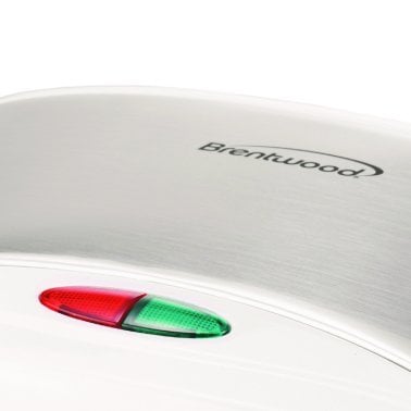 Brentwood® Nonstick Panini Press & Sandwich Maker (White)