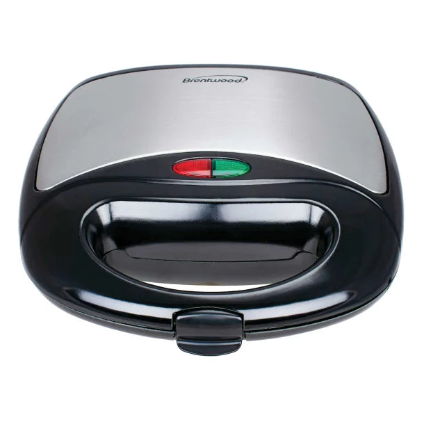 Brentwood® Nonstick Panini Press & Sandwich Maker (Black)