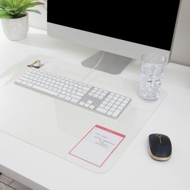 Artistic™ Krystal View Desk Pad with Antimicrobial Protection, Clear (24 In. x 19 In.)