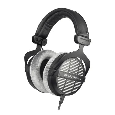 beyerdynamic® DT 990 PRO 250-Ohm Over-Ear Open-Back Studio Headphones, Black and Silver