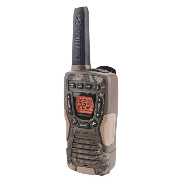 Cobra® ACXT1035R FLT Floating Waterproof 37-Mile-Range 2-Way Radios, 2 Pack (Camouflage)