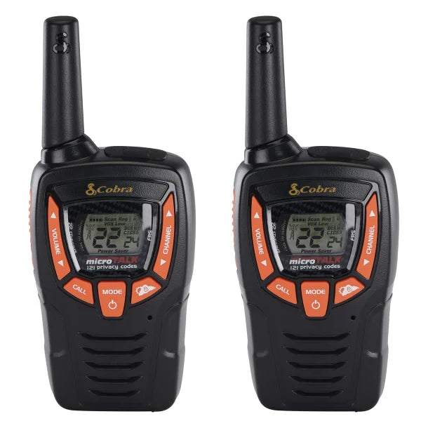 Cobra® ACXT545 Weather-Resistant 28-Mile Range 2-Way Radio, 2 Pack