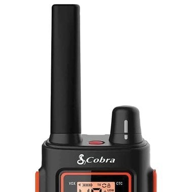 Cobra® RX380 32-Mile-Range Weather-Resistant 2-Way Radios, 2 Pack (Black)