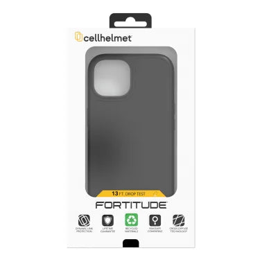 cellhelmet® Fortitude® Series Case (iPhone® 15 Pro; Onyx Black)