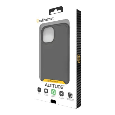 cellhelmet® Altitude X Series® Case (iPhone® 15 Pro; Onyx Black)