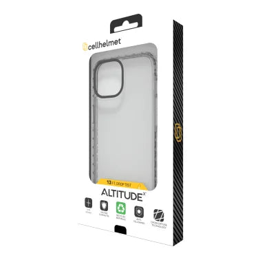 cellhelmet® Altitude X Series® Case (iPhone® 15 Pro; Crystal Clear)