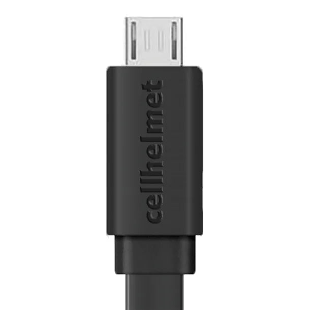cellhelmet® Charge and Sync 3-Ft. USB-A to Micro USB Flat Cable
