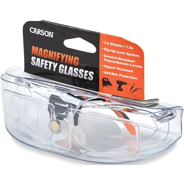 CARSON® Magnifying Safety Glasses