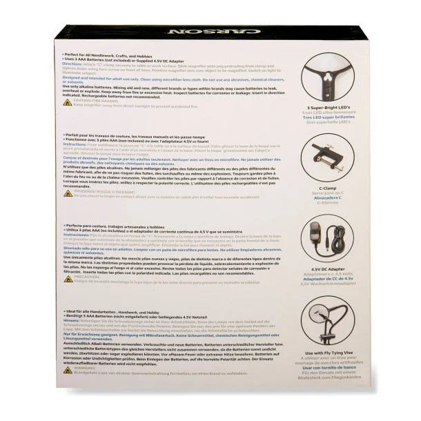 CARSON® MagniFlex™ 2x LED Magnifier