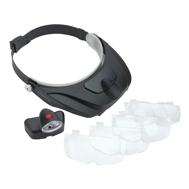 CARSON® MagniVisor™ Deluxe LED Head Visor Magnifier