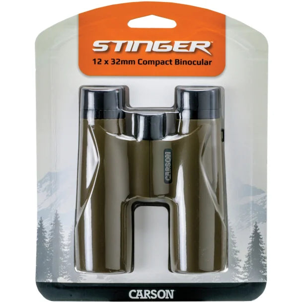 CARSON® Stinger™ 12x 32 mm Compact Portable Binoculars