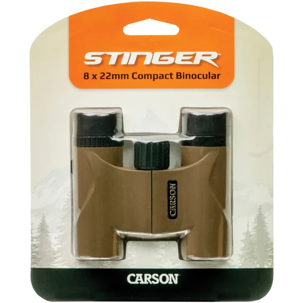 CARSON® Stinger™ 8x 22 mm Compact Portable Binoculars