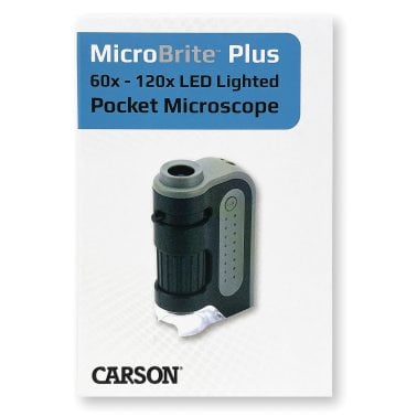 CARSON® MicroBrite™ Plus 60x–120x LED Pocket Microscope