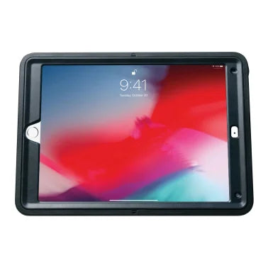 CTA Digital® Protective Case with Built-in 360º Rotatable Grip Kickstand for iPad® (Black)