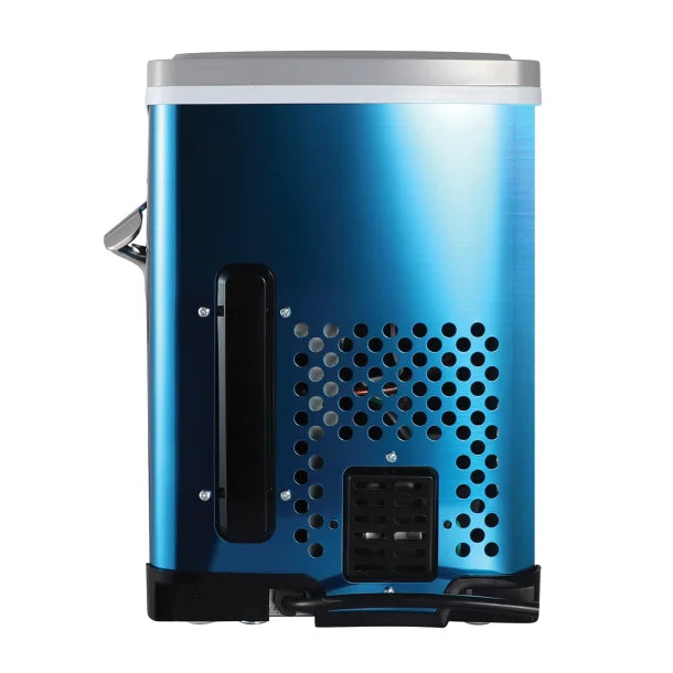 pepsi® 120-Watt Portable Compact Ice Maker with Built-in Bottle Opener, 26 Lbs. per Day, Blue