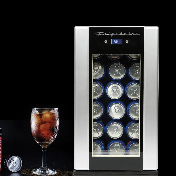 Frigidaire® 12.68-Qt./18-Cans/4-Wine-Bottles 40-Watt Retro Beverage Fridge with Temperature Control