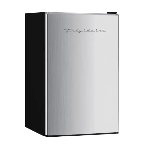 Frigidaire® 3.2-Cu Ft. Retro Compact Refrigerator with Freezer, EFR323, Platinum Design with Chrome Trim