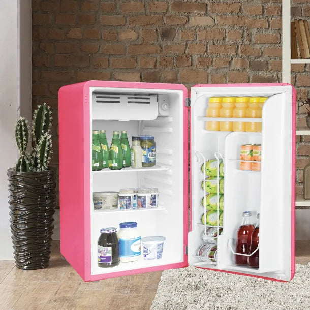 Frigidaire® 3.2-Cu.-Ft. 60-Watt Retro Compact Refrigerator (Pink)