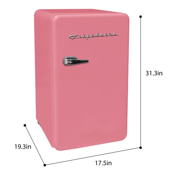 Frigidaire® 3.2-Cu.-Ft. 60-Watt Retro Compact Refrigerator (Pink)