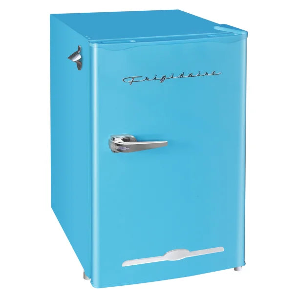 Frigidaire® 3.2-Cu.-Ft. 65-Watt Retro Bar Fridge with Side Bottle Opener (Blue)