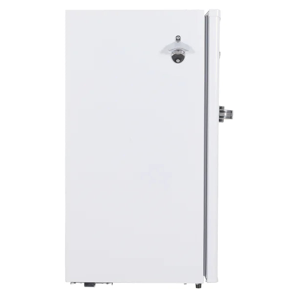 Frigidaire® 3.2-Cu.-Ft. 65-Watt Retro Bar Fridge with Side Bottle Opener (White)