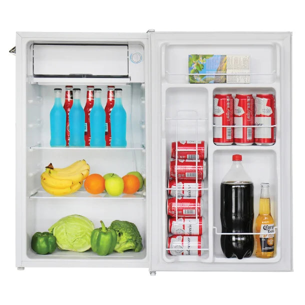 Frigidaire® 3.2-Cu.-Ft. 65-Watt Retro Bar Fridge with Side Bottle Opener (White)