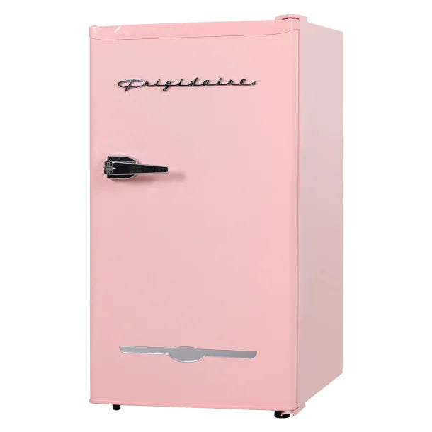 Frigidaire® 3.2-Cu.-Ft. 65-Watt Retro Bar Fridge with Side Bottle Opener (Pink)