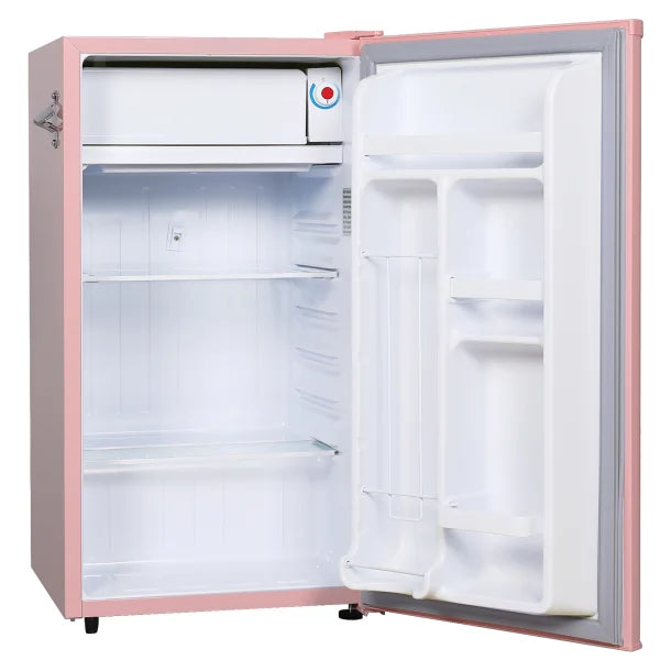 Frigidaire® 3.2-Cu.-Ft. 65-Watt Retro Bar Fridge with Side Bottle Opener (Pink)