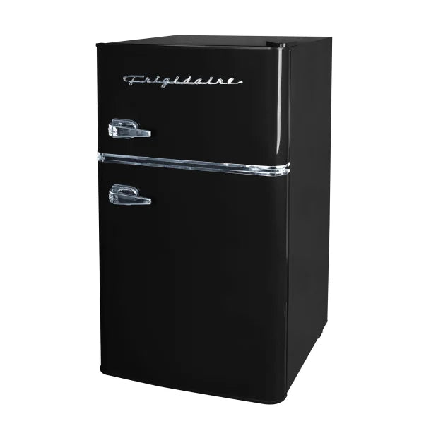 Frigidaire® 3.2-Cu Ft. 2-Door Retro Compact Bar Fridge with Freezer and Side Bottle Opener, EFR840 (Black)