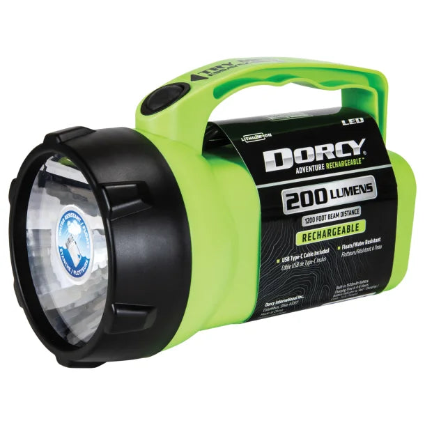 Dorcy® 180-Lumen Floating LED Rechargeable Floating Lantern Spotlight