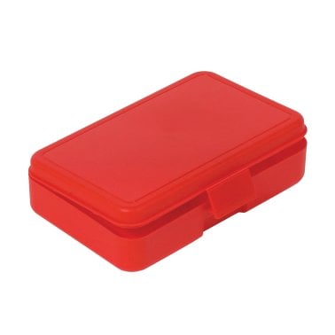 Deflecto® Antimicrobial Kids Pencil Box (Red)