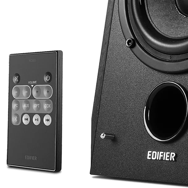 Edifier® R1850DB 70-Watt-RMS Amplified Bluetooth® Bookshelf Speaker System with Sub Out