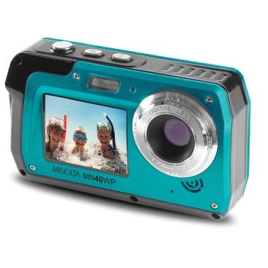 Minolta® 48.0-Megapixel Waterproof Digital Camera (Blue)